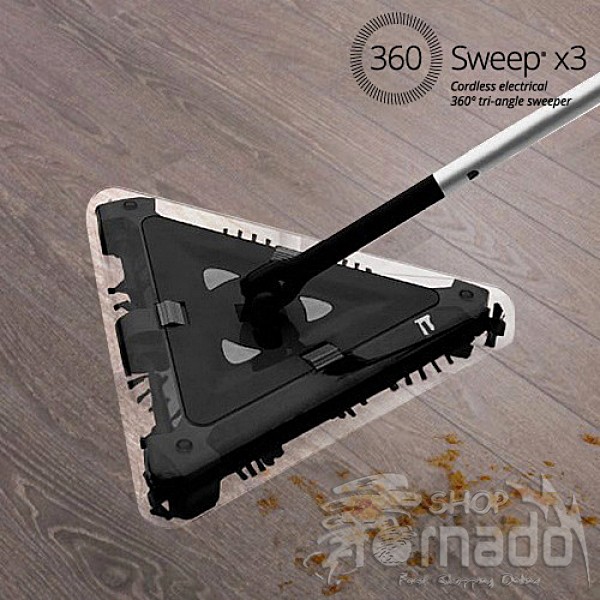360 Sweep X2 max scopa elettrica ricaricabile ruotante senza fili rotante