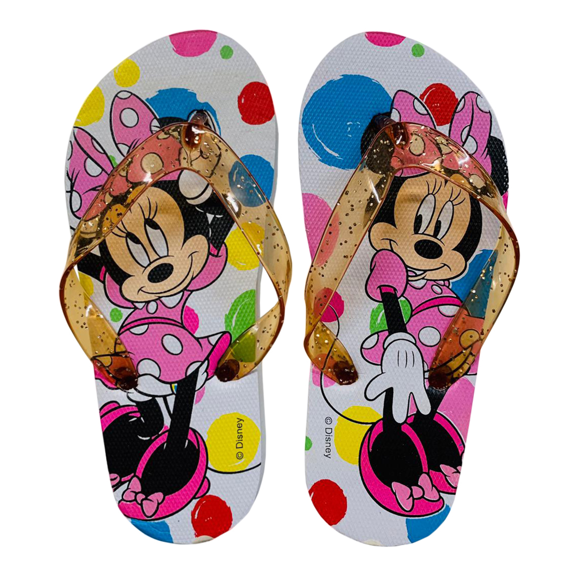 Infradito Minnie Mouse per bambine Flip-Flop Disney Minnie Mouse per spiaggia e piscina 