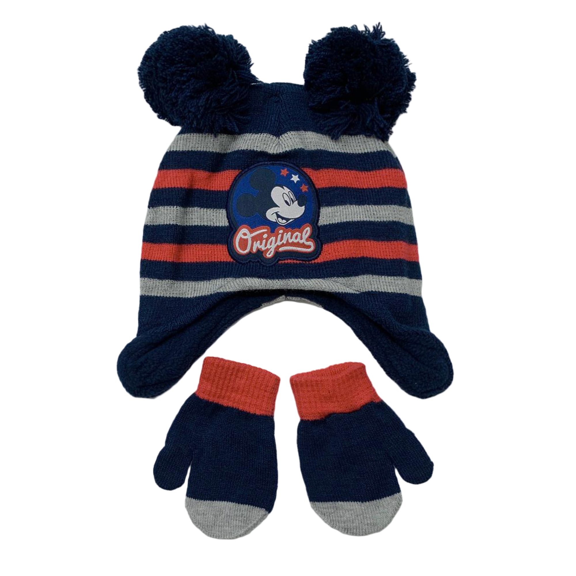 Arditex Topolino Cappello Sciarpa e Guanti per bambini Mickey Mouse Coordinati invernali 
